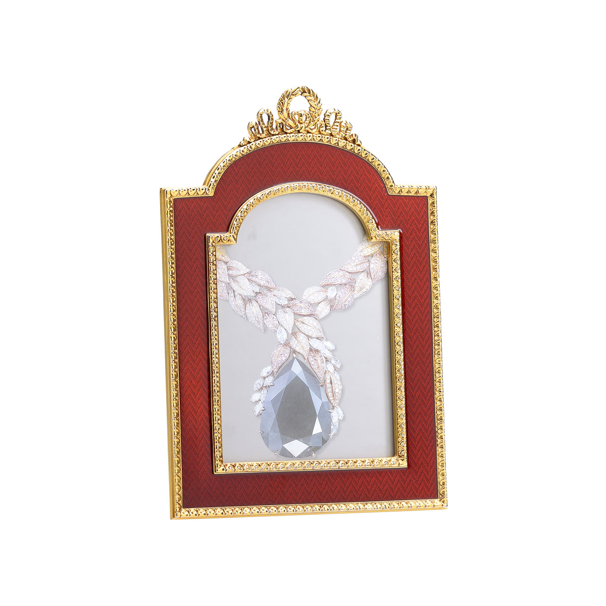 PICTURE FRAME GOLD PLATED WITH ENAMEL