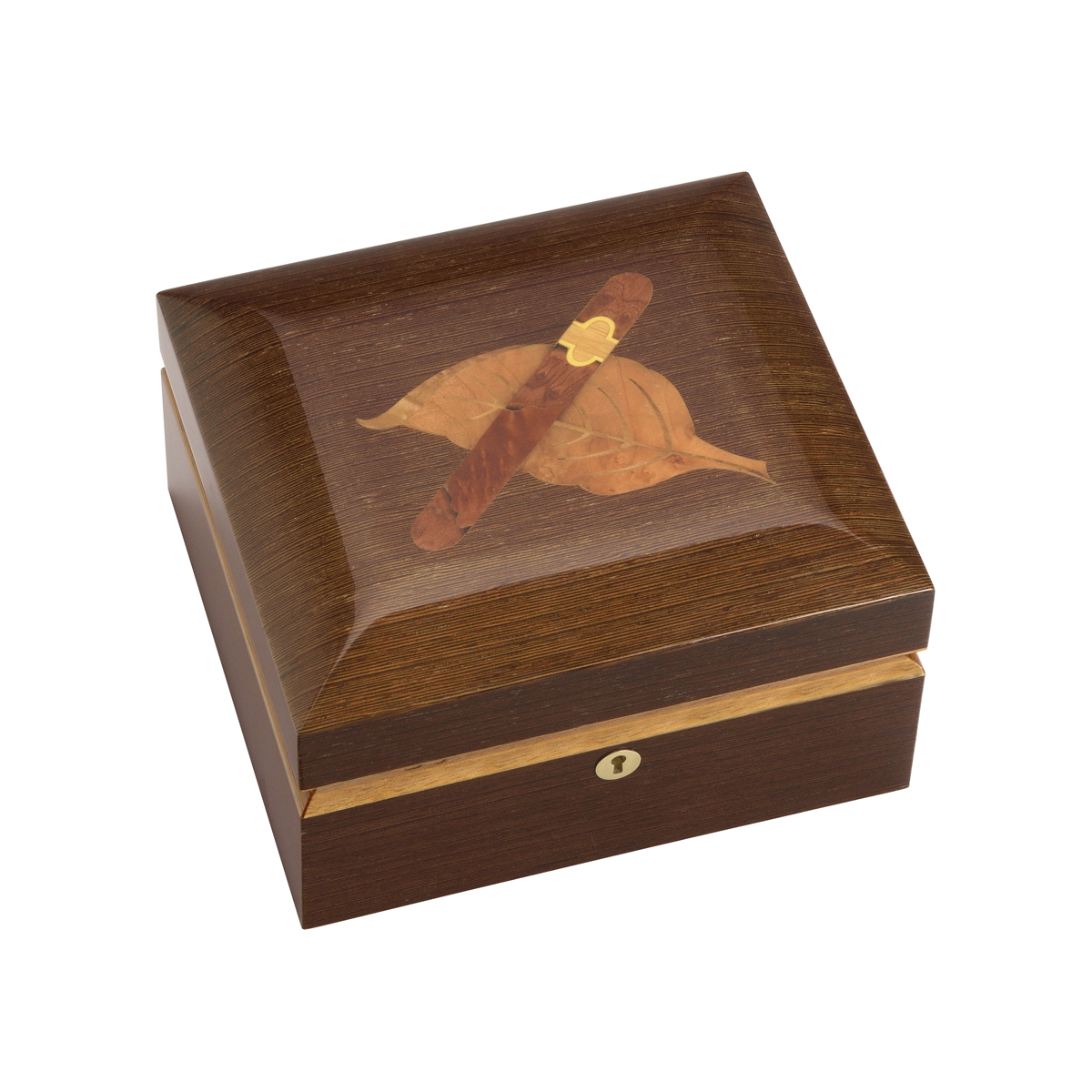 WOODEN CIGAR CASE