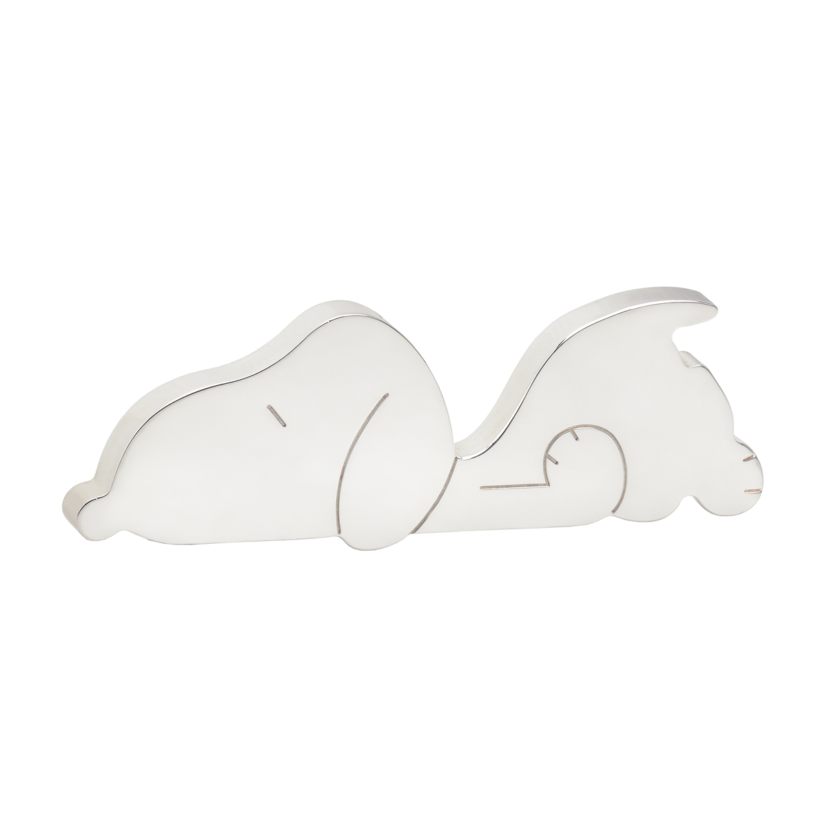SILVER PLATED PRESSE-PAPIER SNOOPY