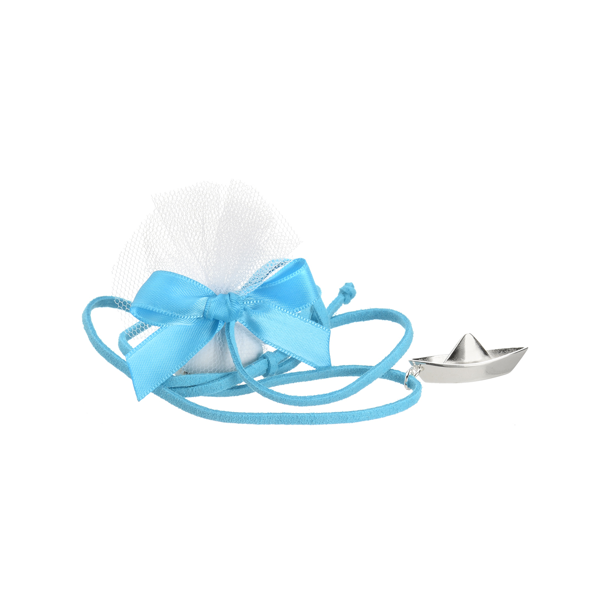 SILVER PLATED BOAT BONBONNIERE