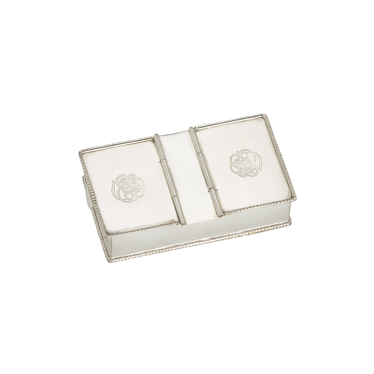 SILVER PLATED DOUBLE BOX SHEFFIELD