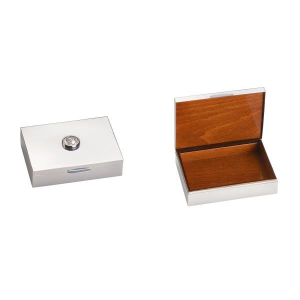 SILVER BOX WITH COIN