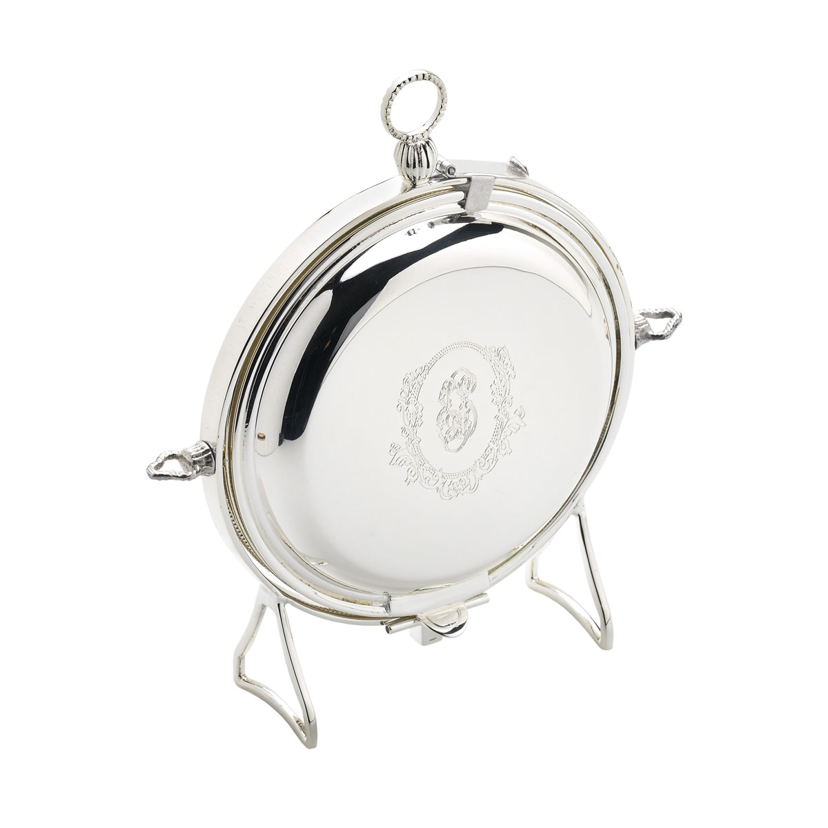 SILVER PLATED SET OF 3 TRAYS