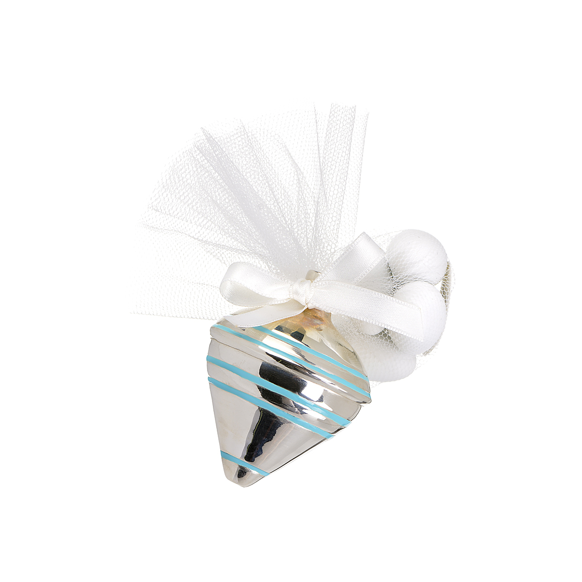 SILVER BONBONNIERE SPINNER