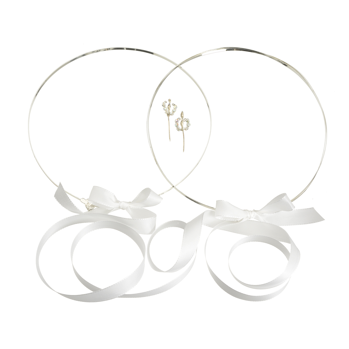 SILVER WEDDING WREATHS