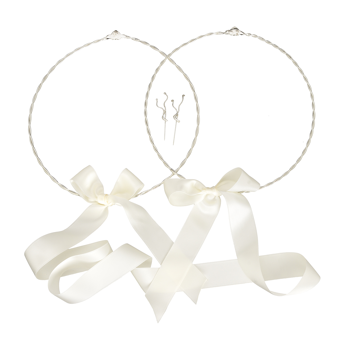 SILVER WEDDING WREATHS