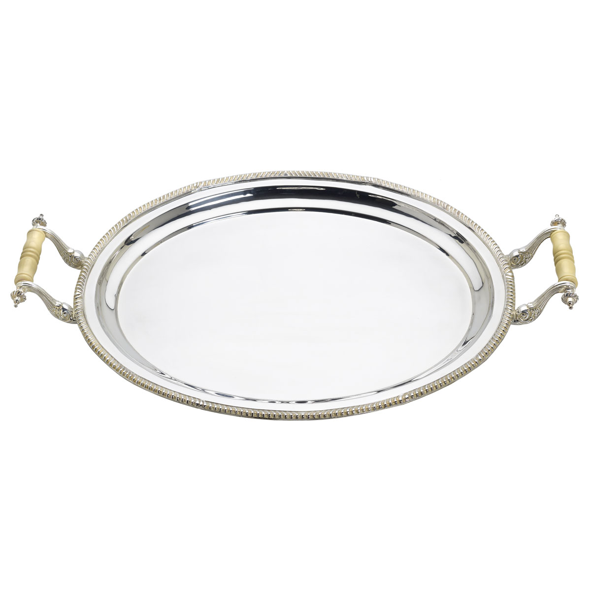 SHEFFIELD TRAY SILVER PLATED WITH HANDLES