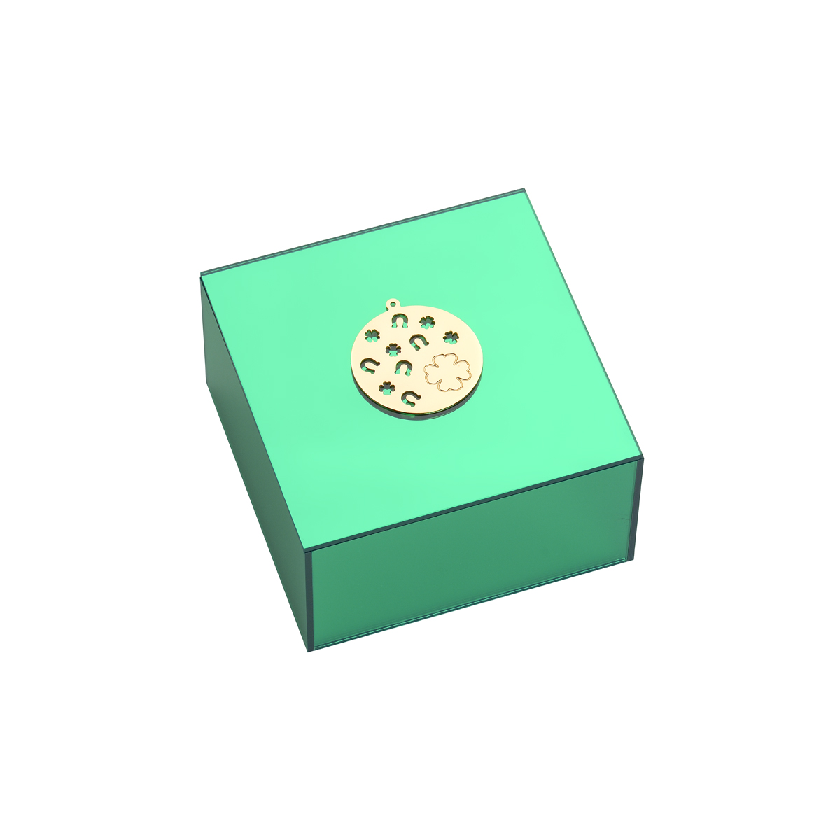 GREEN BOX WITH CHARMS
