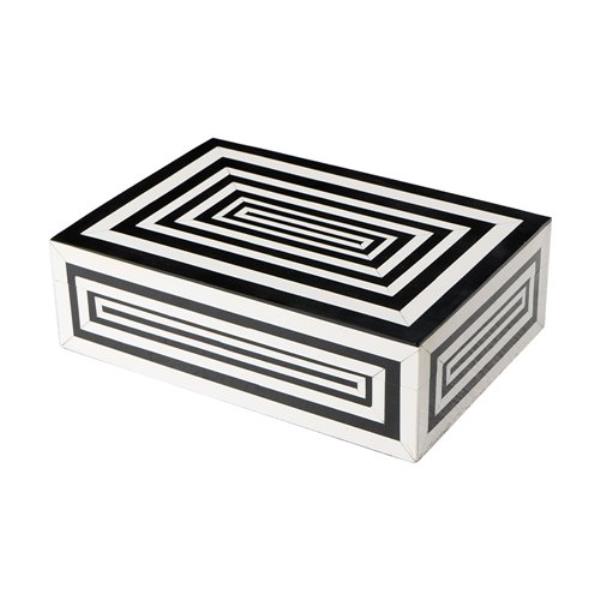 RECTANGULAR WOODEN BOX