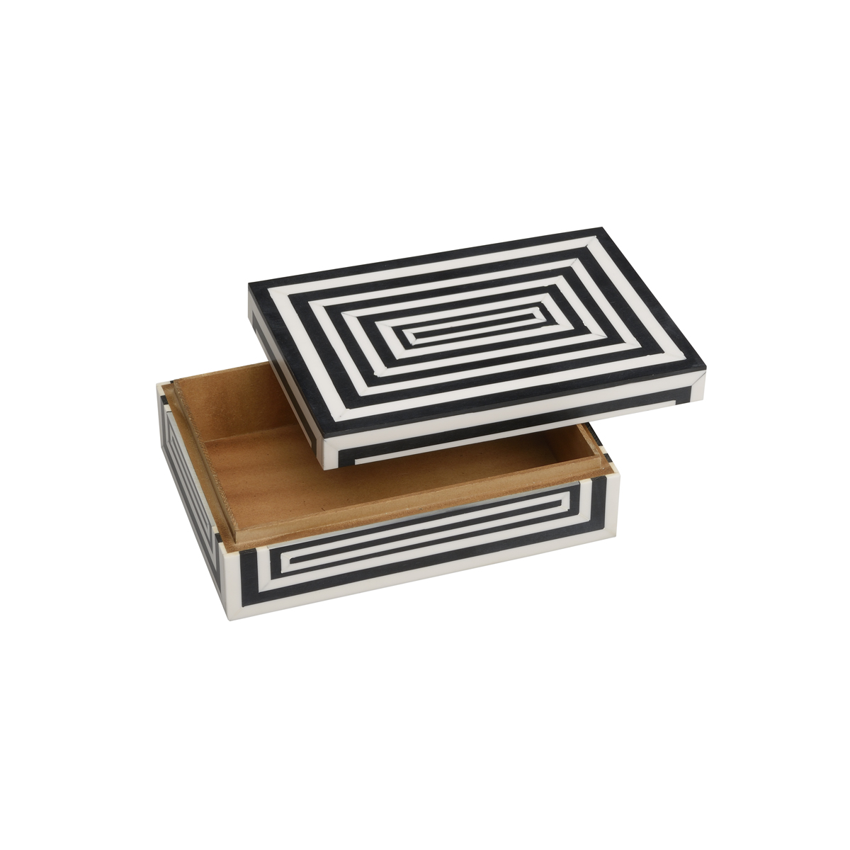RECTANGULAR WOODEN BOX