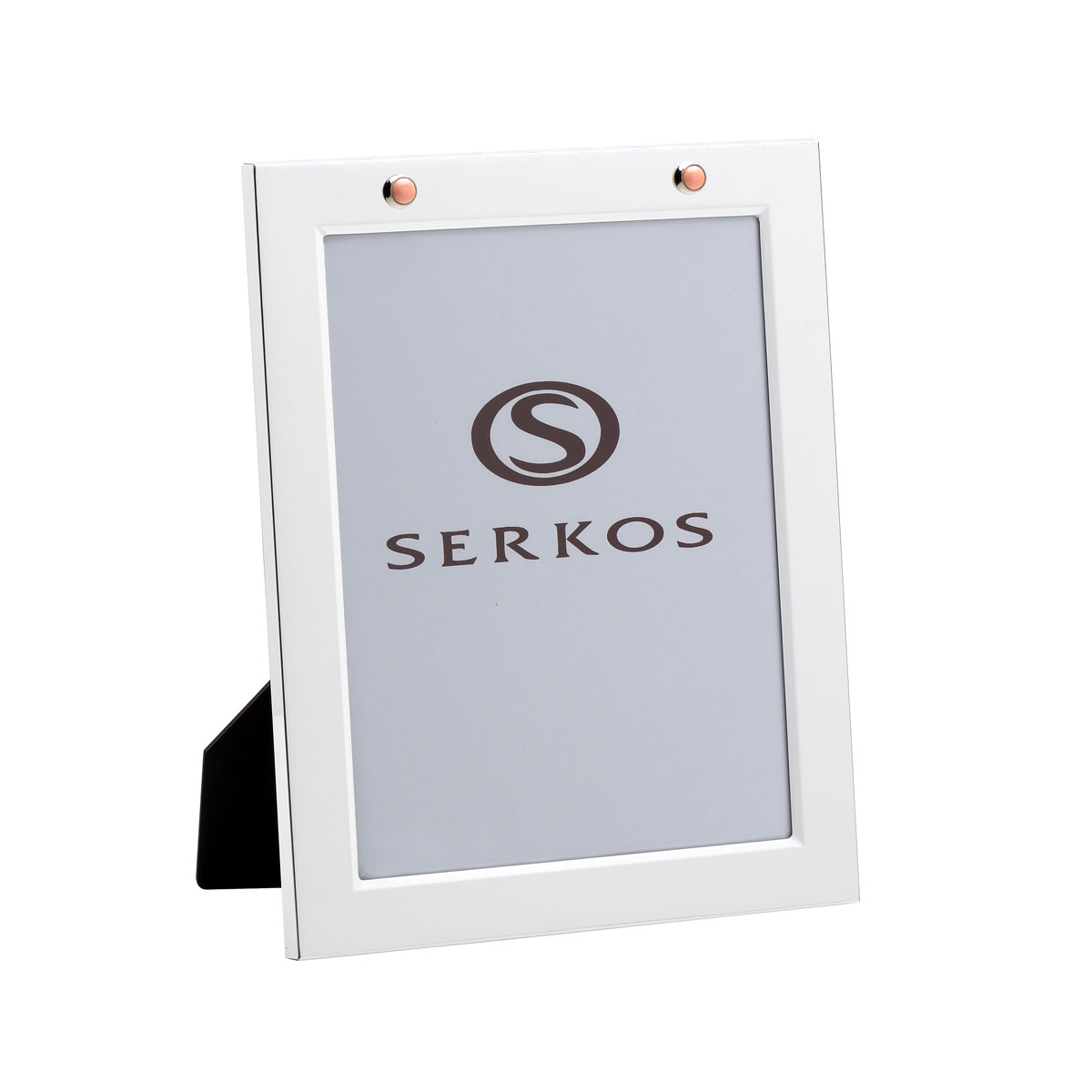 PICTURE FRAME SILVER PLATED WITH CORALS