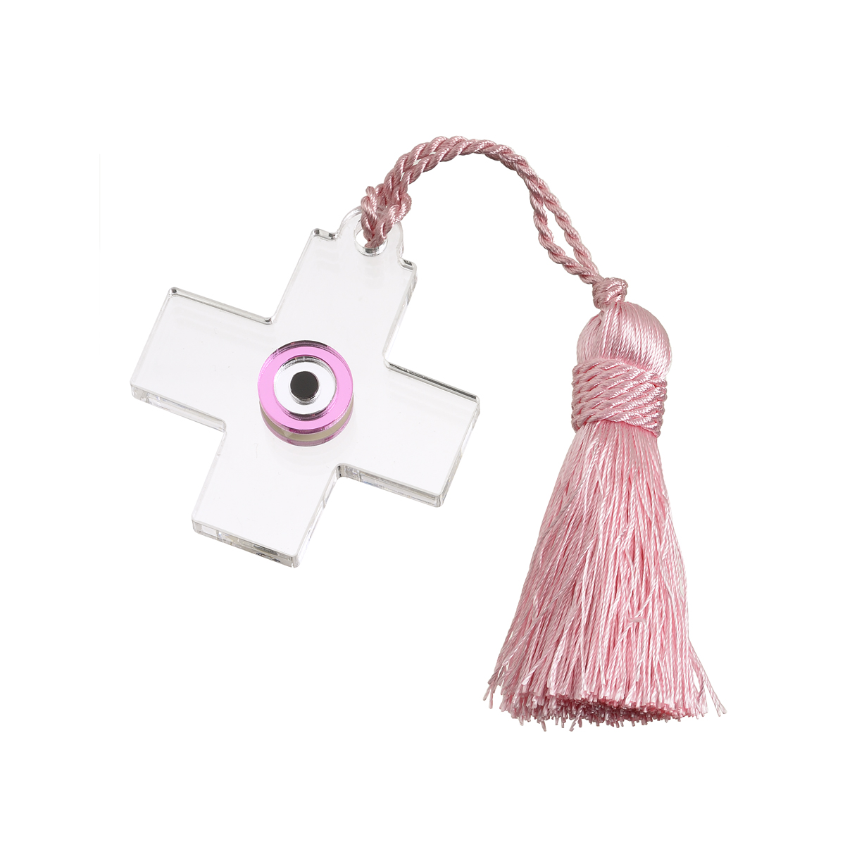 PLEXI CROSS WITH PINK EYE