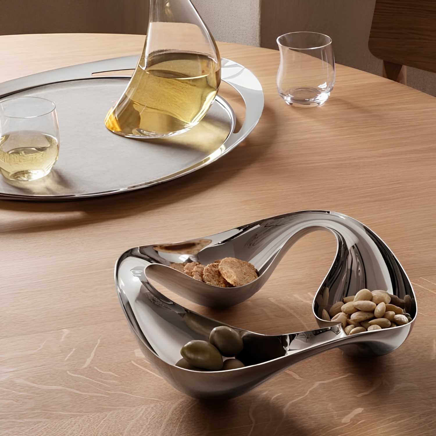 GEORG JENSEN COBRA STAINLESS STEEL BOWL