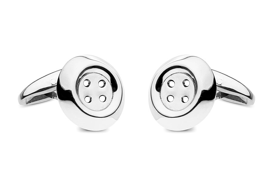 SILVER CUFFLINKS LE BOUTON