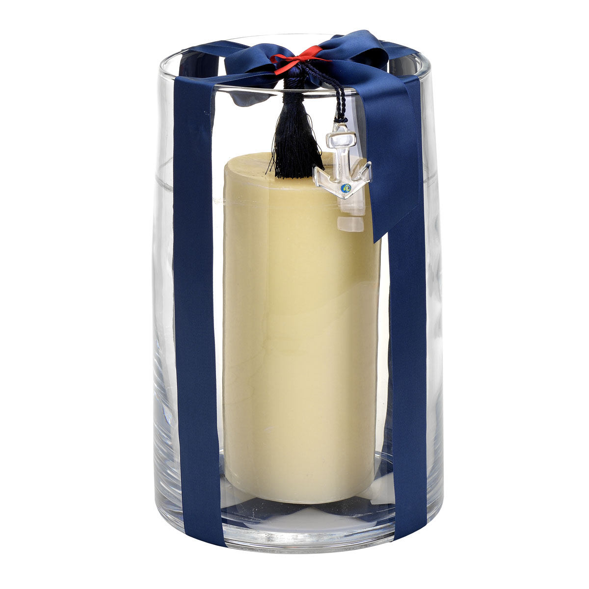 SCENTED CANDLE WITH PLEXI ANCHOR AND TASSEL