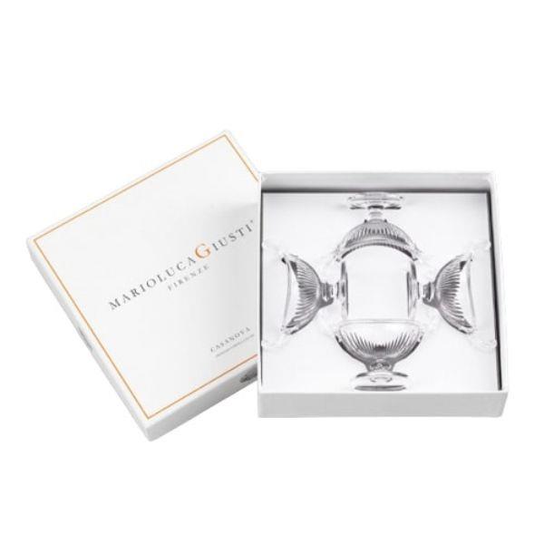 MARIOLUCA GIUSTI PLEXI SET SALT AND PEPPER SALIERA CASANOVA TRANSPARENT