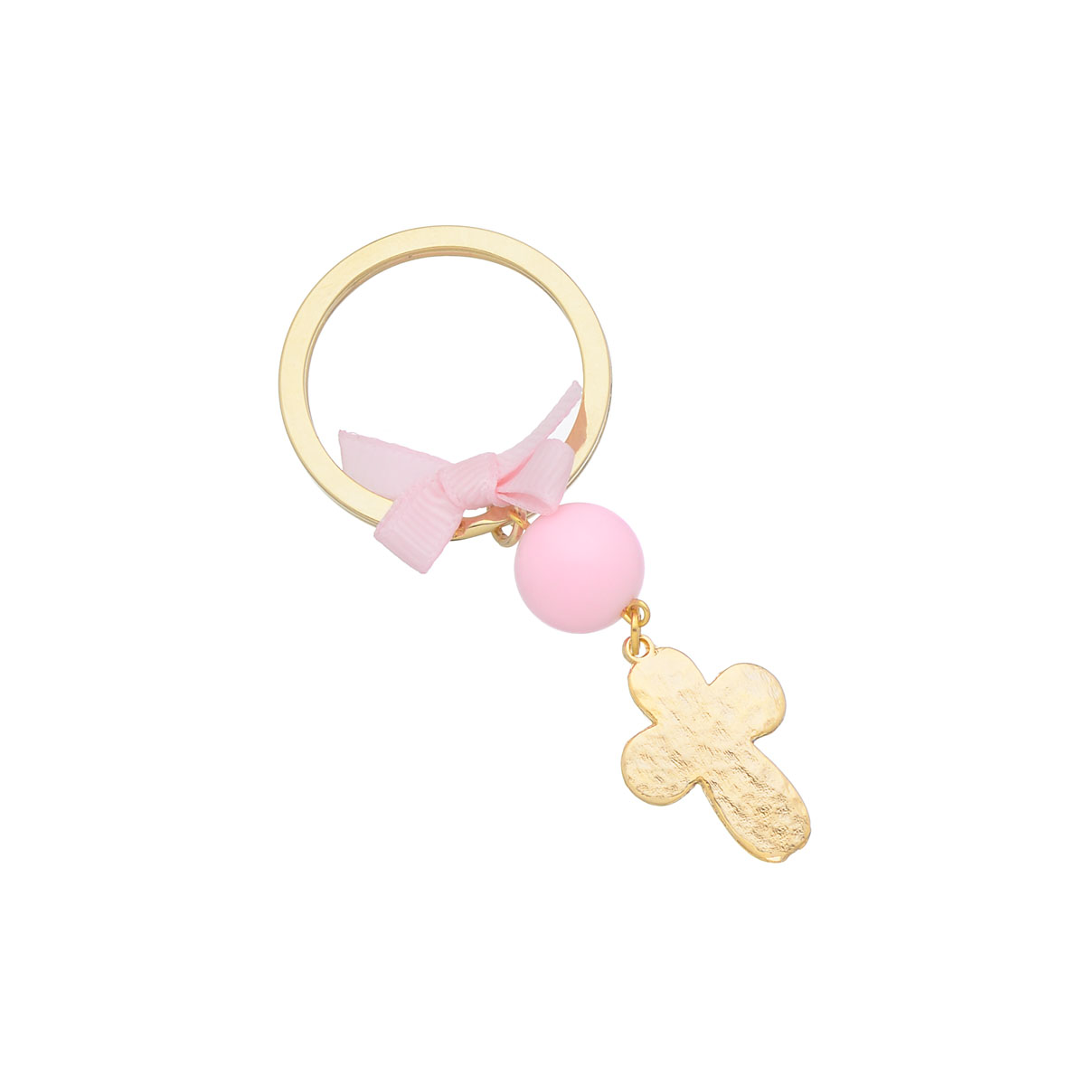CHRISTENING CROSS KEY CHAIN