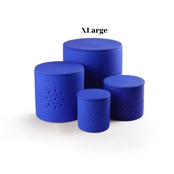 COTE BOUGIE MARRAKECH SCENTED CANDLE XLARGE IZZA BLUE MANDARINE MAJORELLE