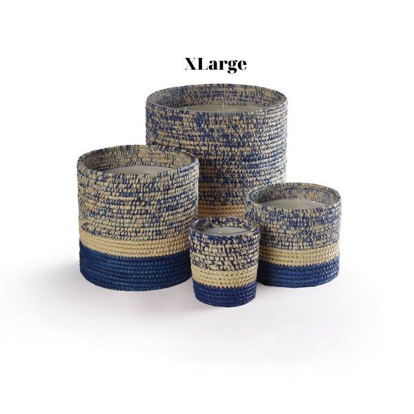 COTE BOUGIE MARRAKECH SCENTED CANDLE XLARGE RAPHIA MAZAGAN CITRON