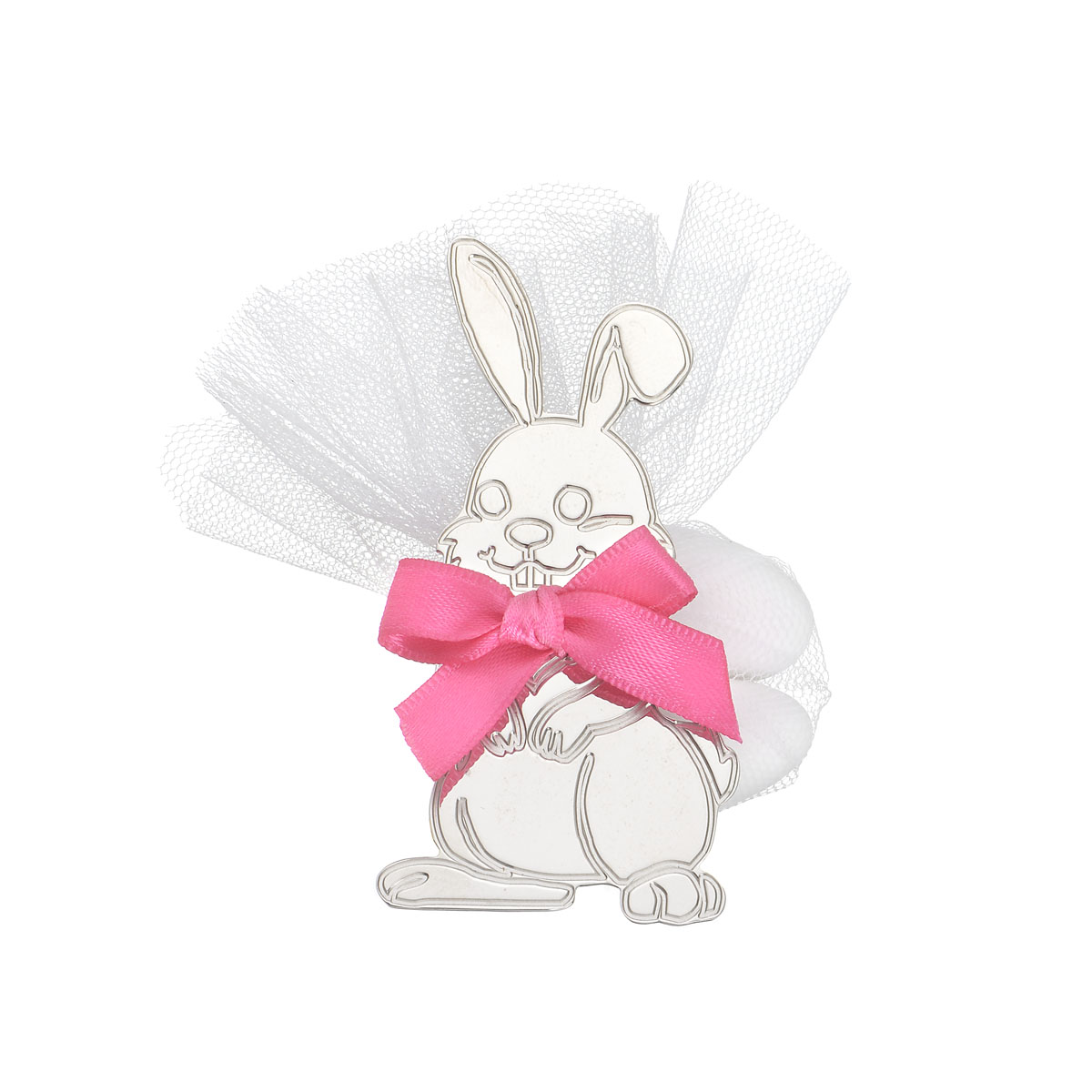 BONBONNIERE RABBIT SILVER PLATED