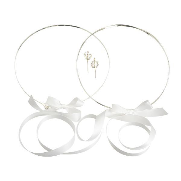 SILVER WEDDING WREATHS