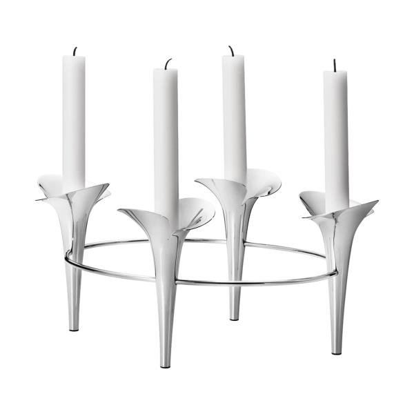 GEORG JENSEN BLOOM CANDLE HOLDER