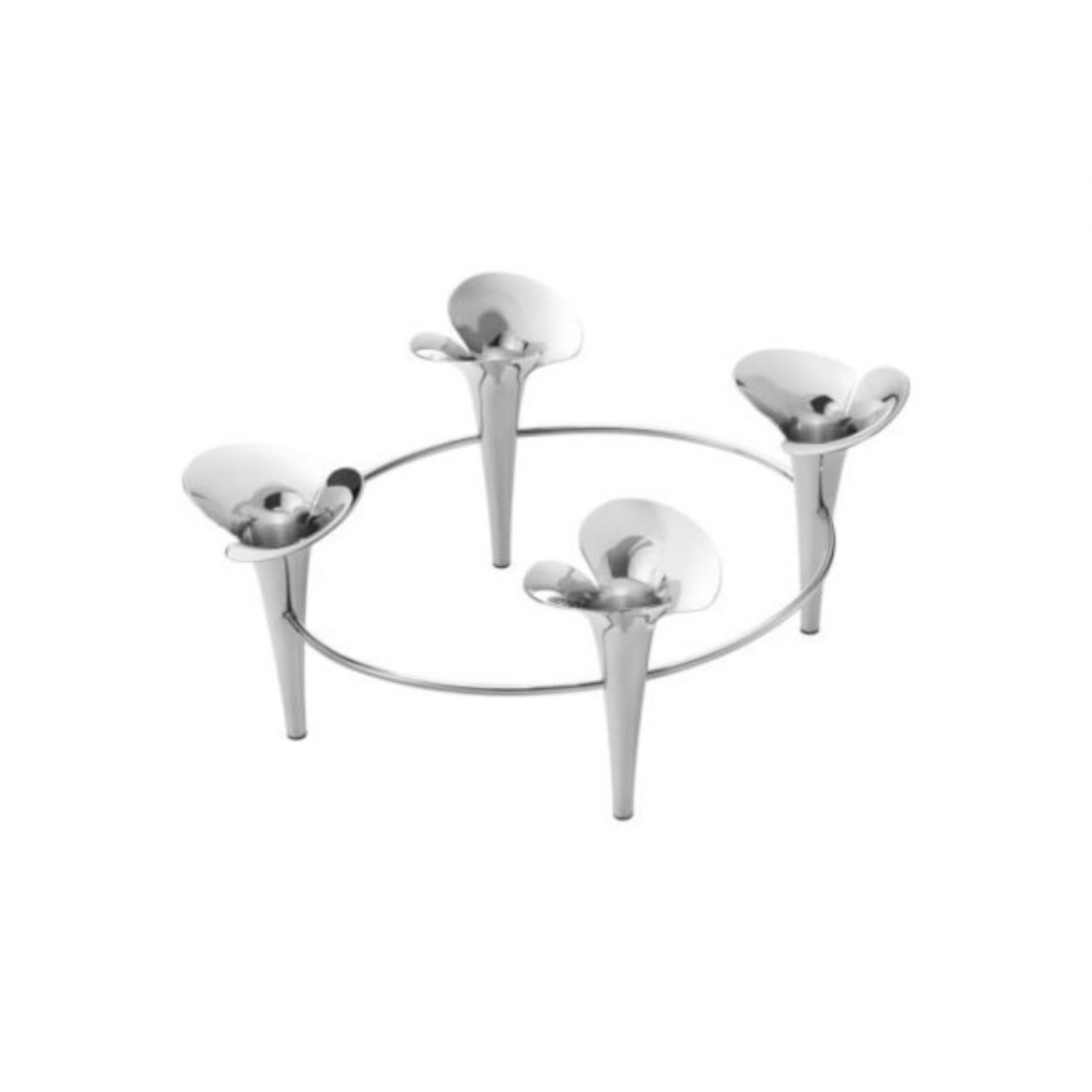 GEORG JENSEN BLOOM CANDLE HOLDER