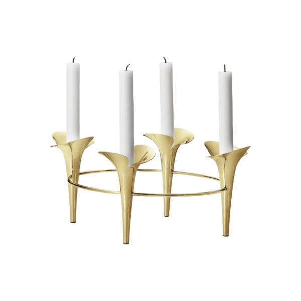 GEORG JENSEN BLOOM CANDLE HOLDER