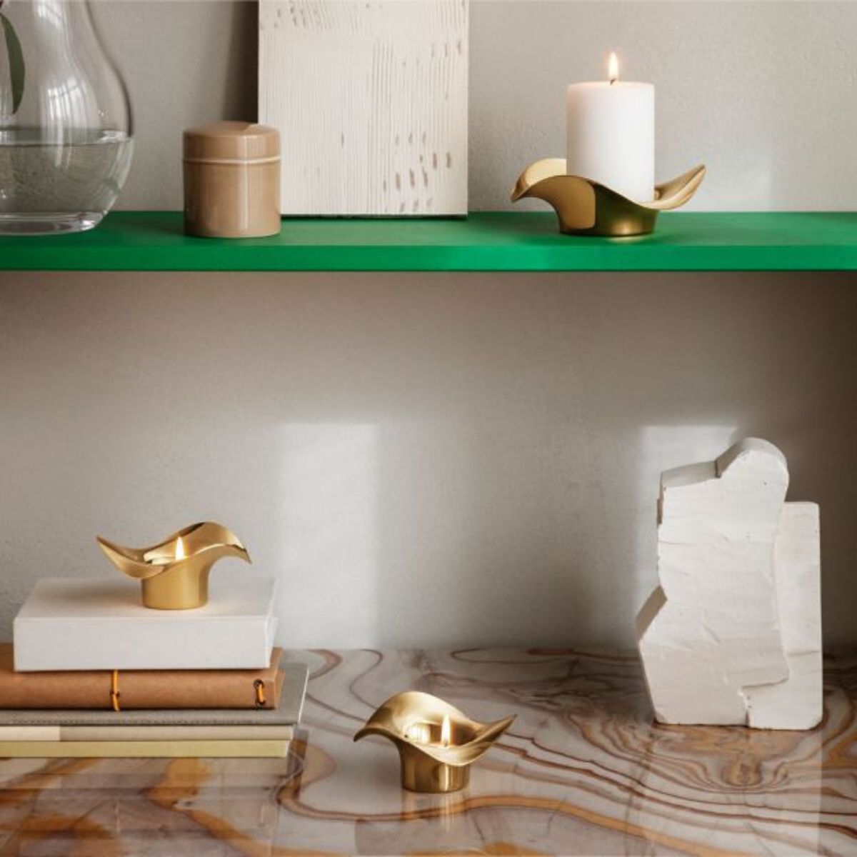 GEORG JENSEN COBRA CANDLE HOLDER