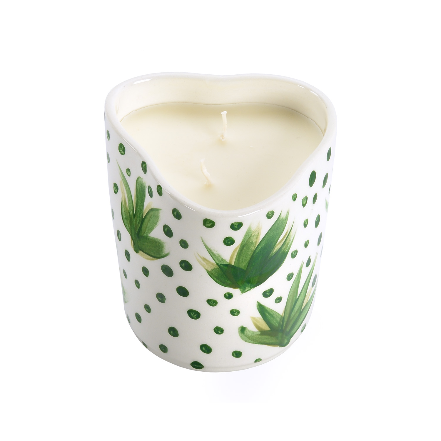 RHEA KALO PLANTS & DOTS LARGE SCENTED CANDLE