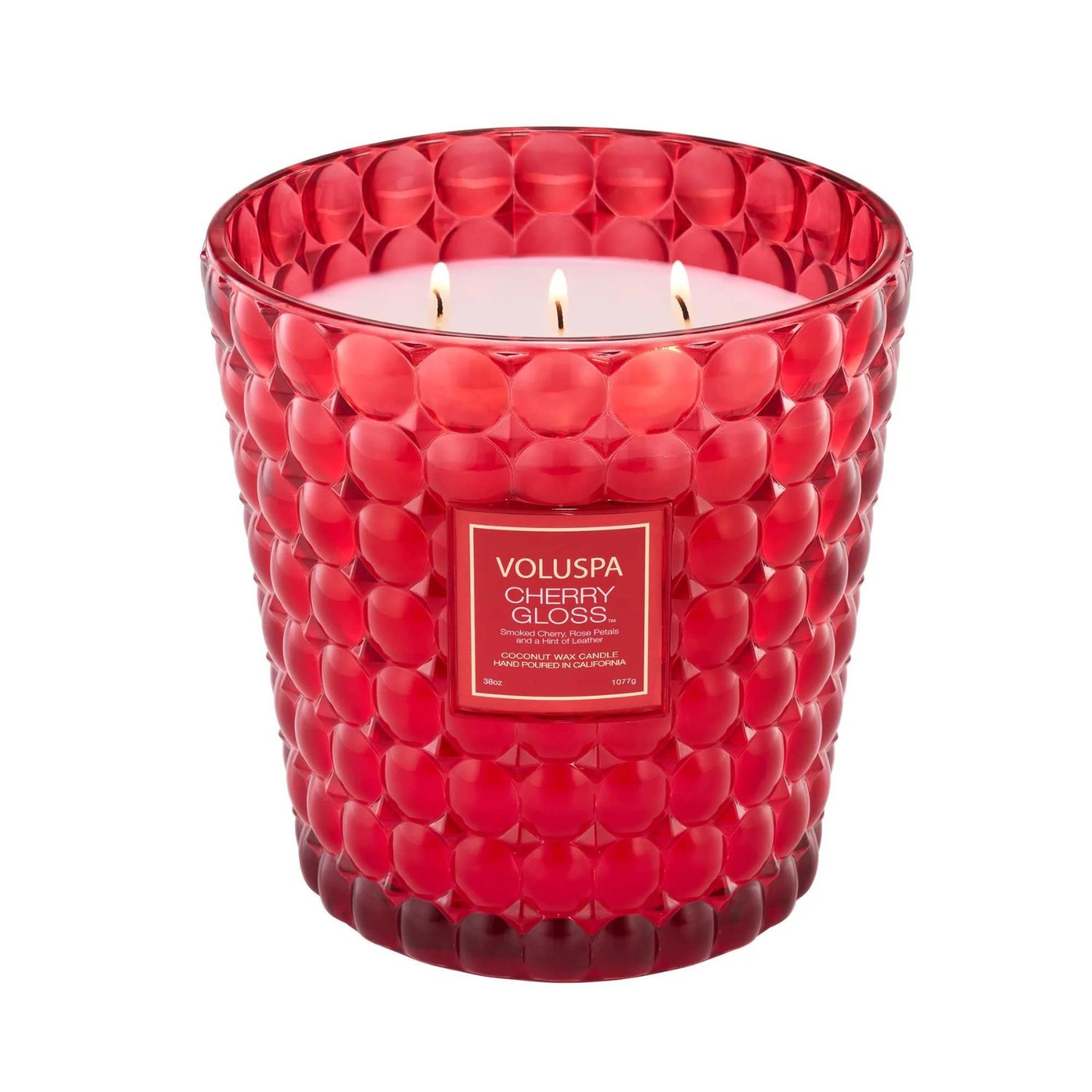 VOLUSPA CHERRY GLOSS 3 WICK SCENTED CANDLE