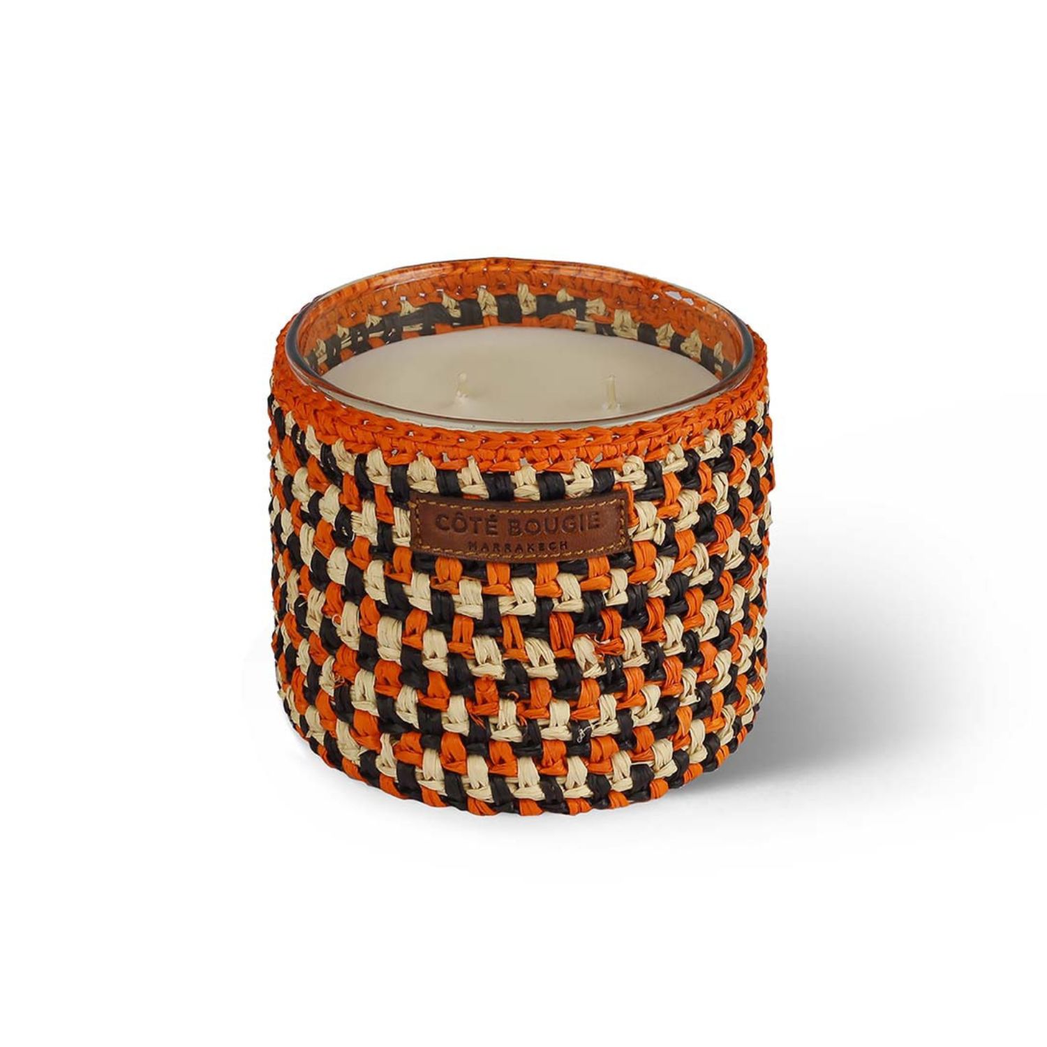 COTE BOUGIE MARRAKECH RAPHIA ZORA MEDIUM SCENTED CANDLE