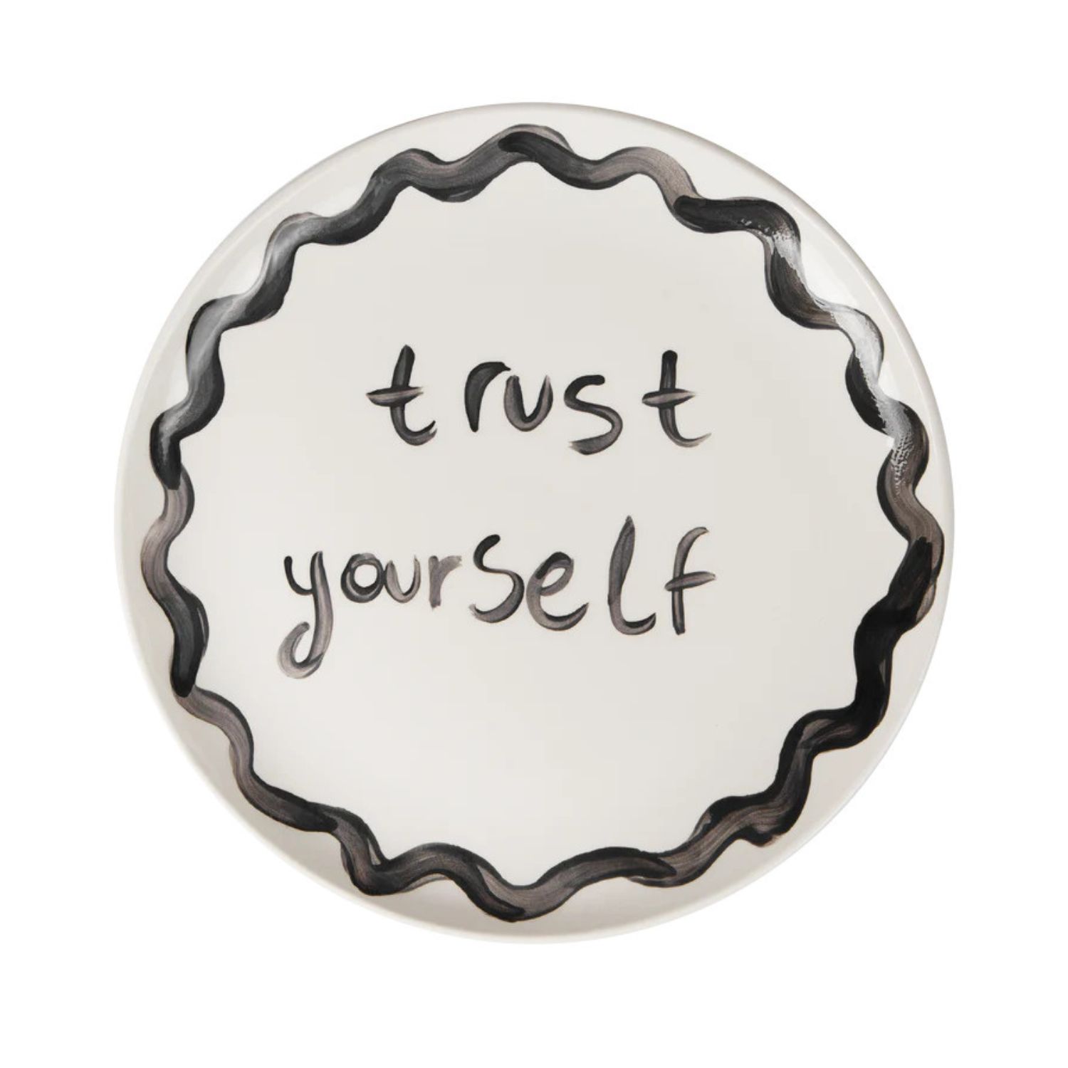 RHEA KALO TRUST YOURSELF SET OF 6 PLATES