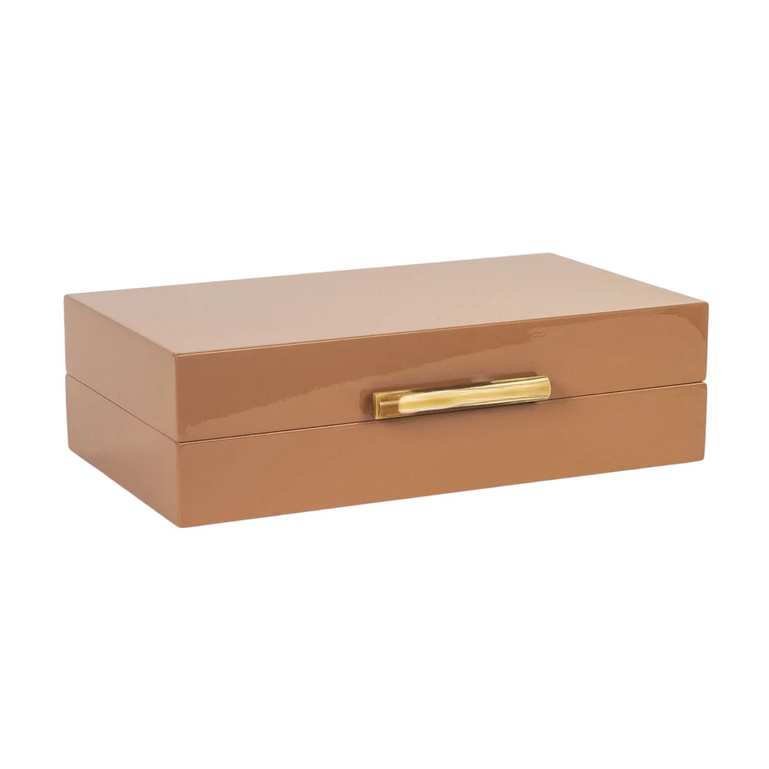 OISOIOI WOODEN JEWELLERY BOX TERRACOTTA