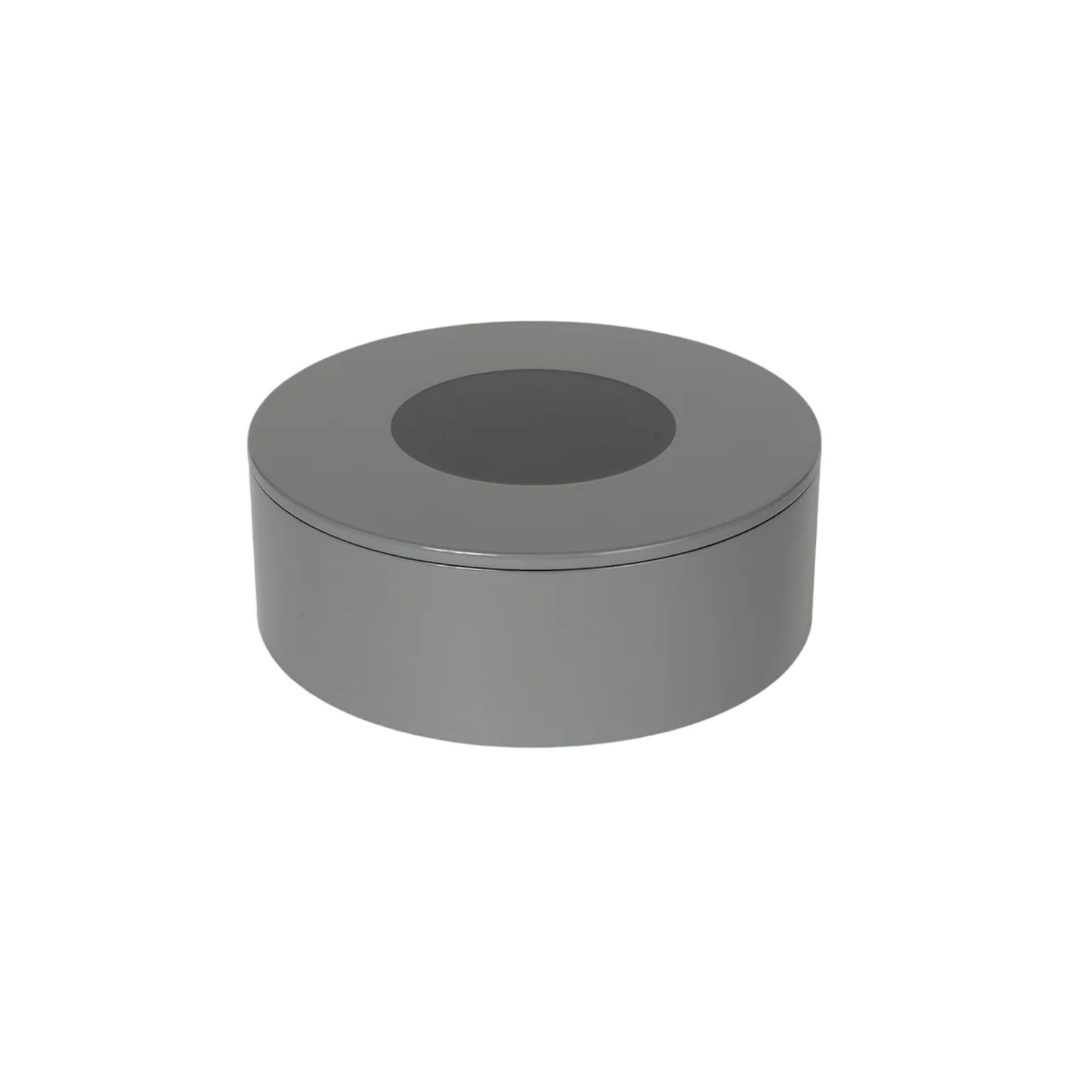 OISOIOI WOODEN ROUND BOX GREY