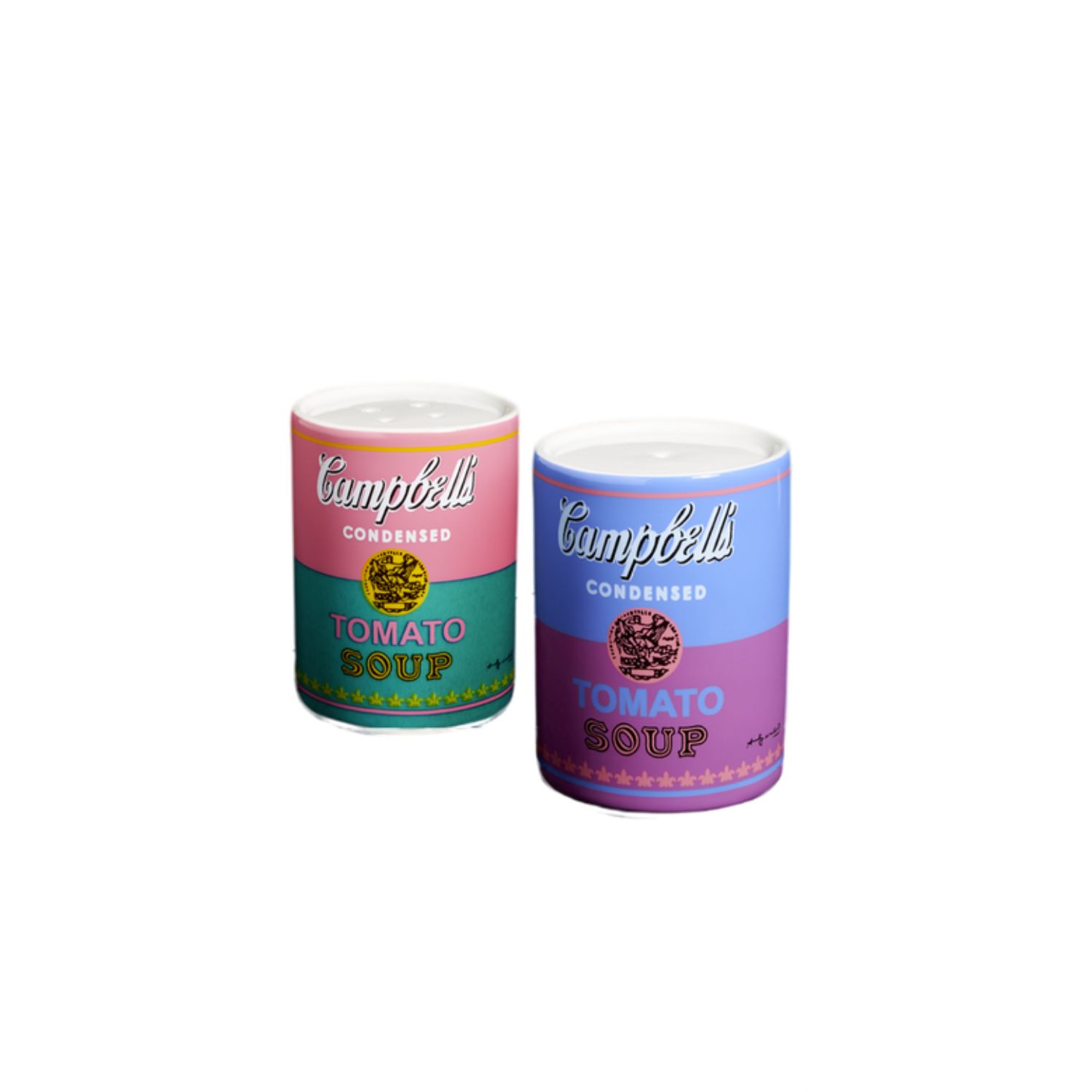 LIGNE BLANCHE ANDY WARHOL CAMPBELL SET SALT & PEPPER