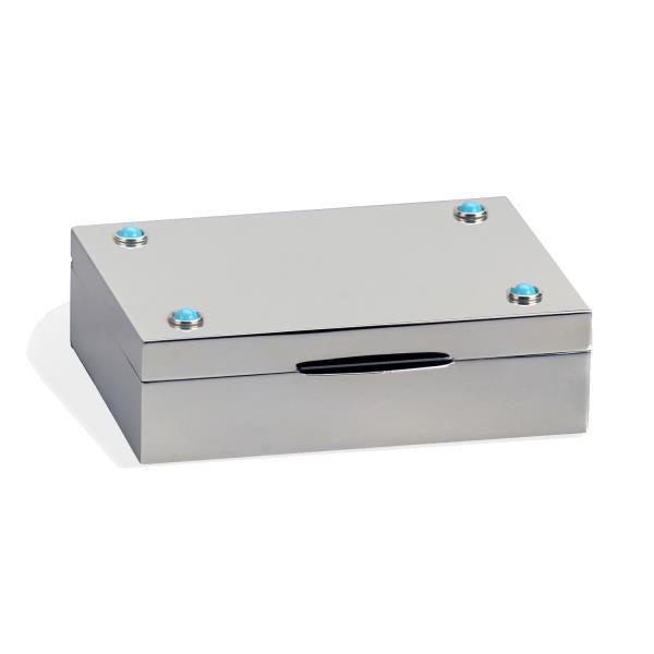 SNUFFBOX SILVER
WITH TURQUOISE