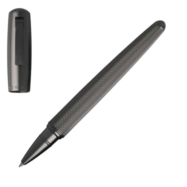 HUGO BOSS ROLLERBALL ΣΤΥΛΟ PURE MATTE DARK CHROME