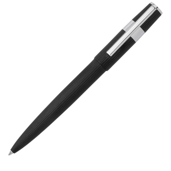 HUGO BOSS BALLPOINT GEAR PEN PINSTRIPE BLACK