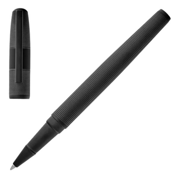 HUGO BOSS ROLLERBALL GRID BLACK PEN