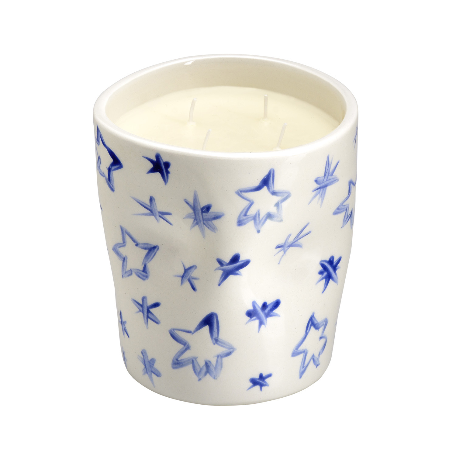 RHEA KALO B&W STARS XL SCENTED CANDLE