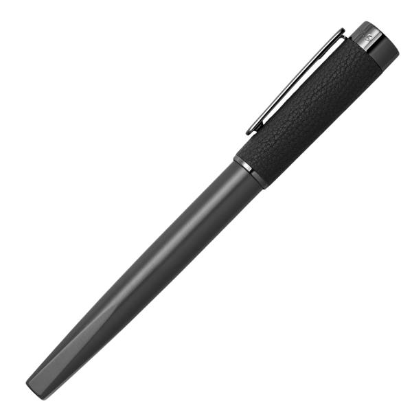 HUGO BOSS ROLLERBALL CORIUM BLACK PEN