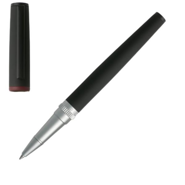 HUGO BOSS ROLLLERBALL GEAR BLACK PEN