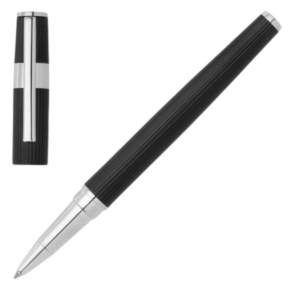 HUGO BOSS ROLLERBALL GEAR PINSTRIPE BLACK ΣΤΥΛΟ