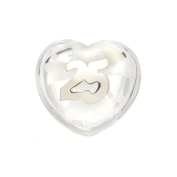 PLEXIGLASS SILVER HEART 25