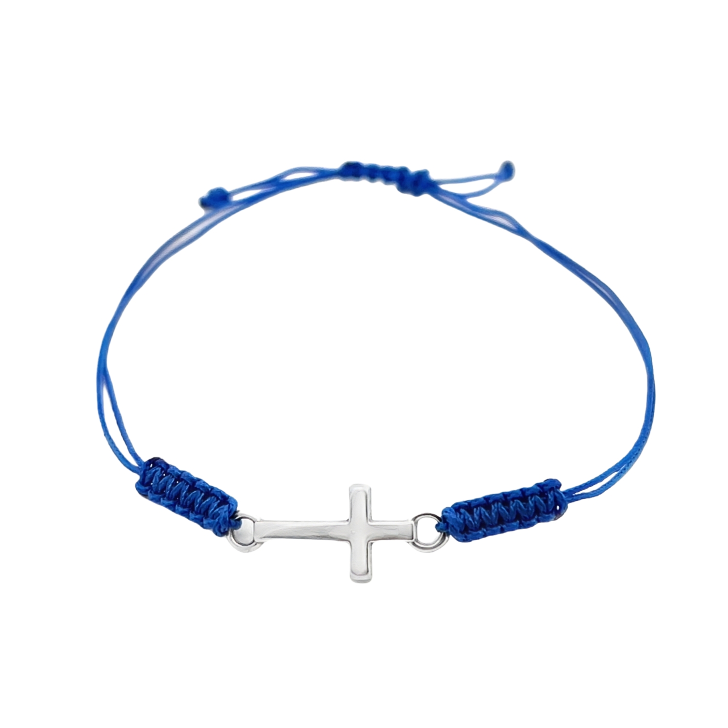 CHRISTENING CROSS BRACELET SILVER PLATED