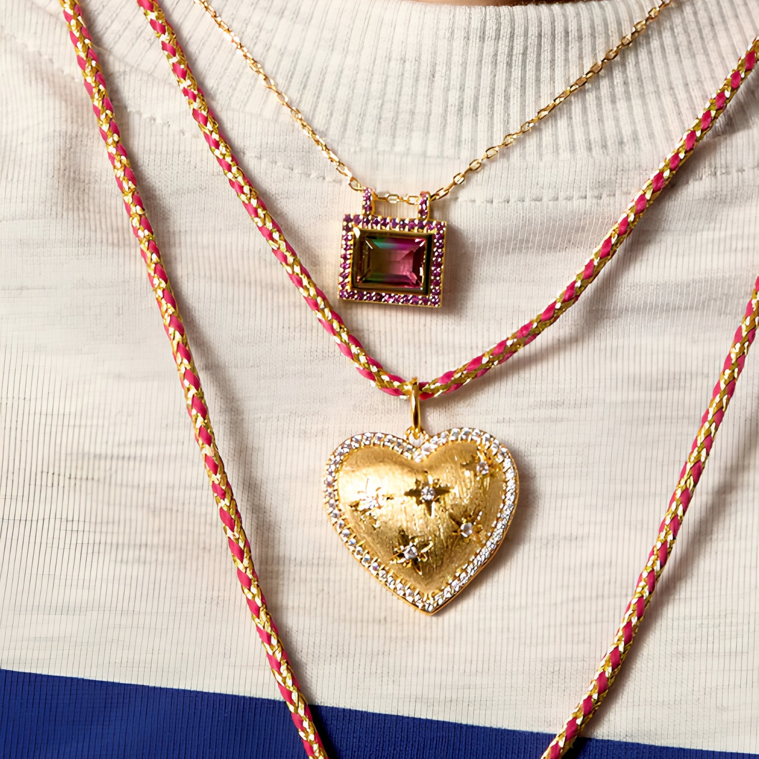 MYA BAY GOLD PLATED PENDANT BIG HEART