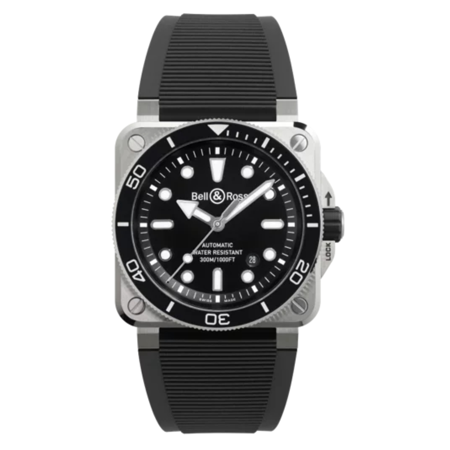 BELL & ROSS BR-03 DIVER BLACK STEEL 42 MM