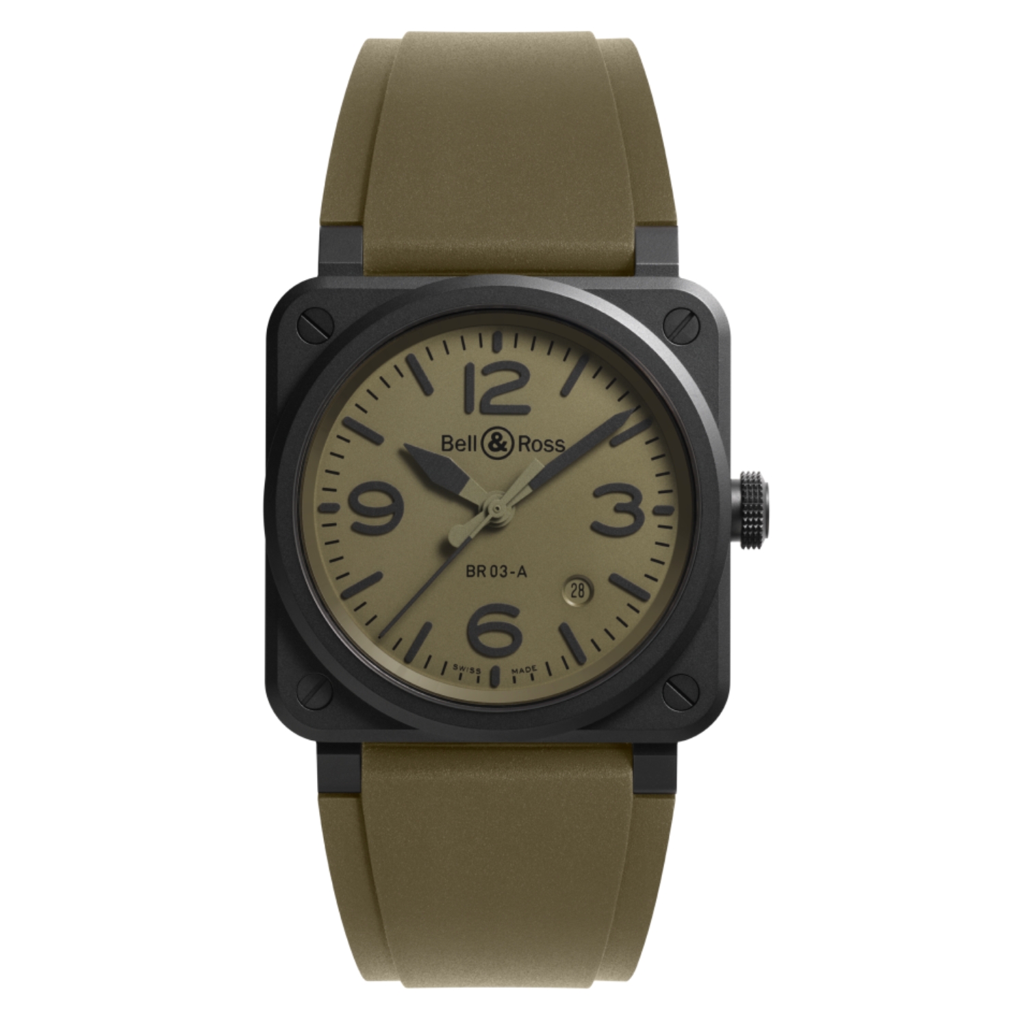 BELL & ROSS BR-03 MILITARY CERAMIC 41 MM