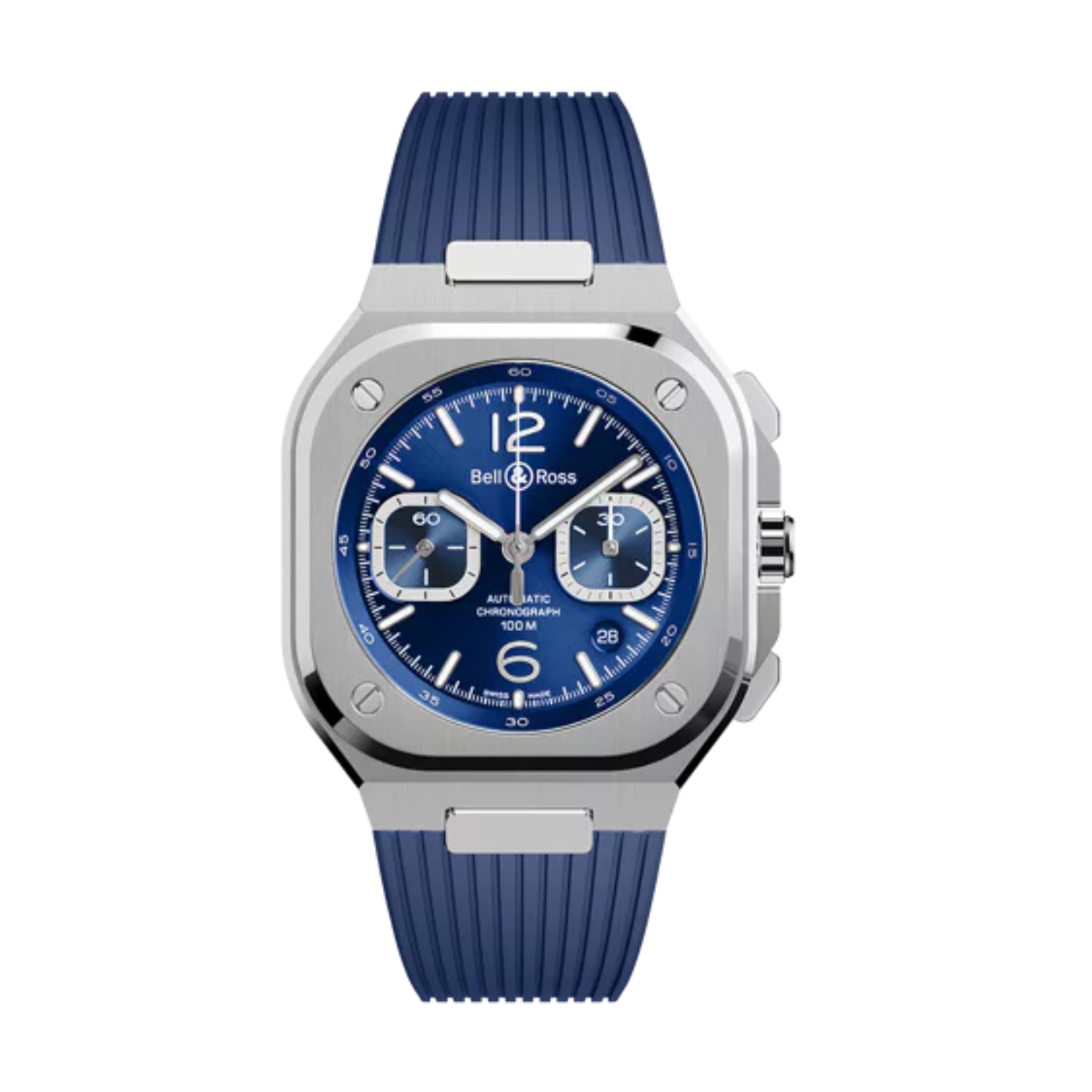BELL & ROSS BR 05 CHRONO BLUE STEEL 42 MM